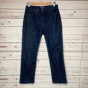 NYDJ | High Waist Straight Leg Jean